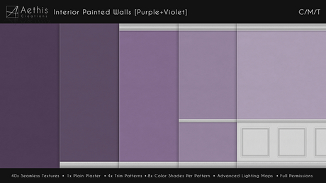 Second Life Marketplace - [AC] Interior Painted Walls V.1 [Purlpe ...